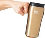 Mighty Mug | The Untippable Mug | Grips When Hit, Lifts for Sips | Insulated Stainless Steel Tumbler | Cupholder Friendly | Gifts for Women Men All | Leakproof | 4 Hours Hot / 24 Cold | 12oz | Gold - Image 2