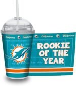 NFL Football 12oz Team Color Laser Engraved Youth Plastic Tumbler for NFL Fans - Image 2