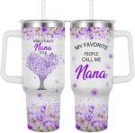 Nana Tumbler - 40 oz Mug with Handle, Birthday Gift - Image 2
