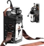 Nodfens Magnetic Gym Bag for Men and Women, Upgraded Small Gym Bag with Hook and Clear Design Phone Bag, Magnetic Water Bottle Holder with Adjustable Strap - Image 2