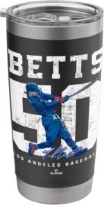 Number and Portrait Mookie Betts Los Angeles MLBPA Stainless Steel Insulated Tumbler - Image 2