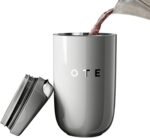 OTE Coffee Cup Travel Mug 12 OZ Leakproof, Keep Ice & Hot Personal Coffee Cup, 350 ML Vacuum Insulated Tumbler, BPA-Free Stainless Steel, Reusable Coffee Cups, Gray - Image 2