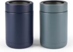 Olympia Tools 2 Pack Standard Can Cooler for Beer & Soda | Stainless Steel 12oz Beverage Sleeve, Double Wall Vacuum Insulated Drink Holder (2 pack,Gray and Navy) - Image 2
