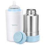 Papablic Portable Travel Baby Bottle Warmer Plus, 18 oz Large Capacity Stainless Steel Bottle Warmer, Safe & Easy to Clean - Image 2