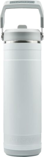 Pelican Hydration Pelican Pacific™ 26 oz Vacuum Insulated Tumbler - Recycled Stainless Steel Double Wall Travel with Dual Lid, Powder Coated Insulated Water Bottle For Cold Drinks, Bright White - Image 2