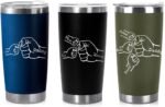 Personalized Coffee Tumbler with Name - Stainless Steel Engraved Insulated Tumbler, Custom 20oz Hot or Cold Cup with Lid for Dad, Mom, Friends - Image 2