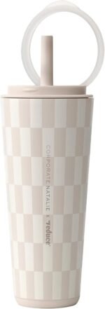 REDUCE Halo 32 oz Stainless Steel Vacuum Insulated Tumbler - Spill Proof Travel Mug with Flip Handle Lid - Keeps Drinks Cold for 32 Hrs - Dishwasher Safe - Cupholder Friendly - Feeling Neutral - Image 2