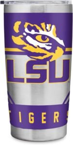 Rico Industries NCAA 20oz Stainless Steel Tumbler with Lid - Great For Coffee, Tea, Water or Cocktails - Image 2
