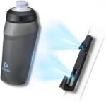 Rotates Cycling Magnetic Water Bottle with Bike Mount, 18oz 550ml, Leak-Proof, Washable Removable Push-Pull Cap, Cage-Free, Silicone Valve Strong Flow, Perfect for Outdoors, Cycling, MTB & Sports - Image 2