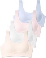 SALIA GIRL Training Bras for Girls 10-16 Sports Seamless Bra with Removable Padding Bras - Image 2