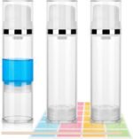 Segbeauty 5oz Clear Refillable Cosmetic Containers,Pack of 3 Airless Pump Bottles 150ml Empty Travel Size Bottles Airless Cosmetic Pump Container Vacuum Cosmetic Travel Bottle for Toiletries - Image 2