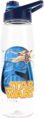 Silver Buffalo Star Wars Darth Vader Water Bottle With Screw-On Lid, 28 Ounces - Image 2