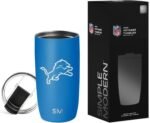 Simple Modern Officially Licensed NFL Detroit Lions 16oz Travel Coffee Tumbler with Flip Lid | Stainless Steel Cup | Football Gifts for Men, Women | Voyager Collection | Detroit Lions - Image 2