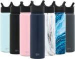Simple Modern Water Bottle with Straw Lid Vacuum Insulated Stainless Steel Metal Thermos Bottles | Reusable Leak Proof BPA-Free Flask for Gym, Travel, Sports | Summit Collection | 22oz Deep Ocean Blue - Image 2