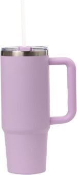 Sip + Sea Cayman 30oz Stainless Steel Tumbler with Handle, Lid & Straw – Double Wall Vacuum Insulated Travel Mug - Image 2
