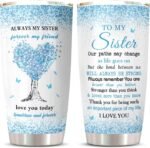 Sister Gifts, Sisters Gifts From Sister Tumbler 20oz, Mothers Day Christmas Birthday Gift For Sisters, Big Sis Gift, Presents For Sis - Image 2