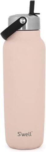 S'well Recycled Stainless Steel Explorer with Flip Straw Lid and Handle, 40oz, Himalayan Salt, Triple Layered Vacuum Insulated Containers Keeps Drinks Cold for 54 Hours and Hot for 12 - Image 2