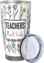 Teacher Appreciation Gifts for Women Teachers, Coffee Tumbler Water Bottle - Stainless Steel Travel Mug, 20oz - Image 2