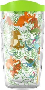Tervis Dinosaurs - Dino Kids Made in USA Double Walled Insulated Tumbler Travel Cup Keeps Drinks Cold & Hot, 10oz Wavy, Classic - Image 2