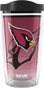 Tervis NFL Arizona Cardinals - Forever Fan Made in USA Double Walled Insulated Tumbler Travel Cup Keeps Drinks Cold & Hot, 16oz, Classic - Image 2