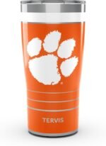 Tervis Traveler Clemson Tigers - MVP Triple Insulated Tumbler Travel Cup Keeps Drinks Cold & Hot, 20oz, Stainless Steel - Image 2