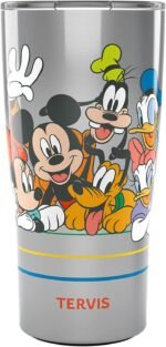 Tervis Traveler Disney Mickey Group Triple Walled Insulated Tumbler Travel Cup Keeps Drinks Cold & Hot, 20oz, Stainless Steel - Image 2