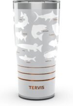 Tervis Traveler Fishing Fish Finder Triple Walled Insulated Tumbler Travel Cup Keeps Drinks Cold & Hot, 20oz, Stainless Steel - Image 2