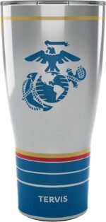 Tervis Traveler Marines Forever Proud Triple Walled Insulated Tumbler Travel Cup Keeps Drinks Cold & Hot, 30oz, Stainless Steel - Image 2