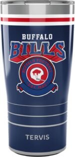 Tervis Traveler NFL Buffalo Bills - Vintage Triple Insulated Tumbler Travel Cup Keeps Drinks Cold & Hot, 20oz, Stainless Steel - Image 2