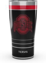 Tervis Traveler Ohio State Buckeyes - Night Game Triple Insulated Tumbler Travel Cup Keeps Drinks Cold & Hot, 20oz, Stainless Steel - Image 2