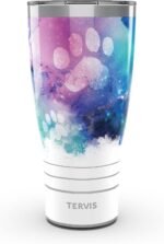 Tervis Traveler Paw Prints Triple Insulated Tumbler Travel Cup Keeps Drinks Cold & Hot, 30oz, Stainless Steel - Image 2