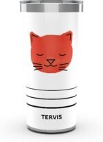 Tervis Traveler Pet Face Triple Walled Insulated Tumbler Travel Cup Keeps Drinks Cold & Hot, 20oz, Kitty - Image 2