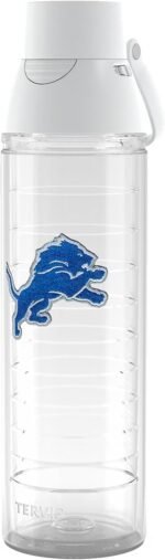 Tervis Venture® Lite Tritan 24oz Water Bottle with 2-in-1 VersaLid® | NFL® Detroit Lions - Embroidered Emblem | Made in America, Leakproof, Double-Wall Vacuum Insulated, Keeps Drinks Cold - Image 2