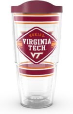 Tervis Virginia Tech Hokies - First String Made in USA Double Walled Insulated Tumbler Travel Cup Keeps Drinks Cold & Hot, 24oz, Classic - Image 2