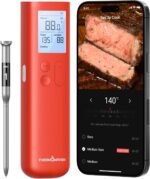 ThermoMaven Smart Bluetooth Wireless Meat Thermometer, 10X Enhanced Sub-1G Signal and Stability, Standalone Display Base, Certified Accuracy ±0.5°F, WiFi Unlimited Range for BBQ, Oven, Smoker, Grill - Image 2