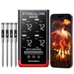ThermoMaven Smart Bluetooth Wireless Meat Thermometer: Standalone Base, WiFi Unlimited Range, 6 Sensors with NIST Certified Accuracy, 4 Probes for Kitchen, BBQ, Grill, Oven, Smoker, Rotisserie - Image 2