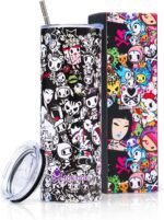 Tokidoki Unicorno Bottle 20oz Insulated Stainless Steel Water Bottle with Straw Reusable Vacuum Insulated Water Bottle Tumbler for Office Sport Travel(BN_allstars) - Image 2