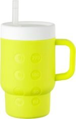 Tumbler Silicone Sippy Cup for Toddler with Straw and Handle, Water Bottle for Baby& Infant, 9oz Kids Cups Spill Proof, BPA Free, Toddler Travel Essential, Yellow - Image 2
