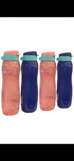 Tupperware 750 Ml Flip Top Water Bottles 4*750 Ml Colors May Vary - Image 2