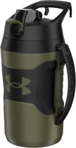 Under Armour Half Gallon Water Bottle Insulated, 64oz Insulated Water Bottle with Handle, Fence Hook, Leak Resistant, for Baseball, Football & More, Marine OD Green - Image 2