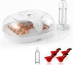 Upgraded Auto Digital Incubator, 16 Eggs Natural Incubation Simulator, Auto Egg Rolling and Water Fulfilling, 24H Temperature Control, with LED Egg Candler, Easy Newcomer Poultry Incubation - Image 2