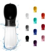 WePet Portable Dog Water Bottle, 19 OZ, Leak Proof Puppy Water Dispenser with Drinking Feeder for Pets Outdoor Walking, Hiking, Travel, Food Grade Plastic - Image 2