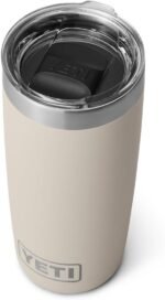 YETI Rambler 10 oz Tumbler, Stainless Steel, Vacuum Insulated with MagSlider Lid, Cape Taupe - Image 2