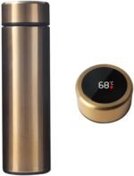 Yuly 500ML for Smart Insulation Water Bottle Digital Temperature Display Stainless Steel Thermal Mugs Kids Water Bottle for Boys Toddler Without Straw Stainless Steel - Image 2