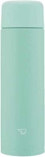 Zojirushi SM-MA35-AL Water Bottle, Seamless Water Bottle, Small Capacity, 11.8 fl oz (350 ml), Screw, Stainless Steel Mug, Soft Turquoise, Integrated with Strings and Washer, Easy to Clean, Only 2 - Image 2