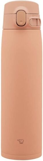 Zojirushi SM-VA72-TM Water Bottle, One-Touch Stainless Steel Mug, Seamless, 24.3 fl oz (720 ml), Pale Taupe - Image 2