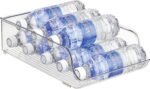 iDesign Water Bottle Organizer for Fridge or Pantry - Clear - Made in USA - Image 2