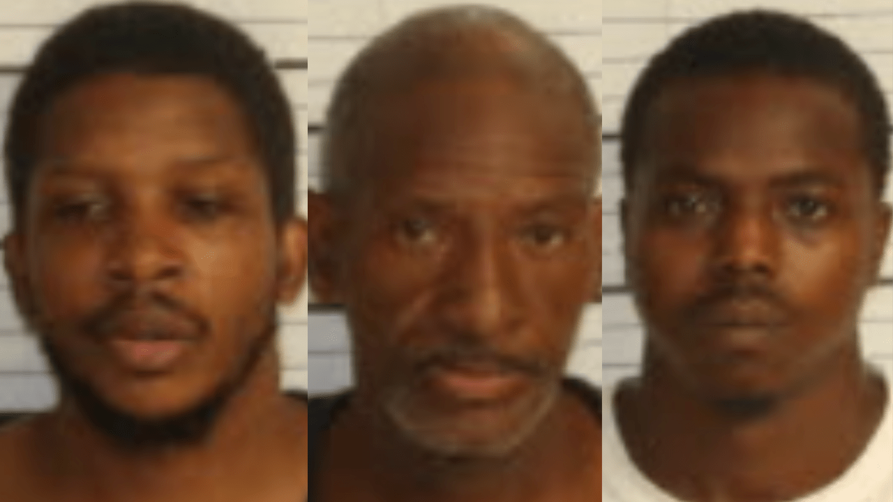 3 charged after man assaulted with glass bottle, handgun